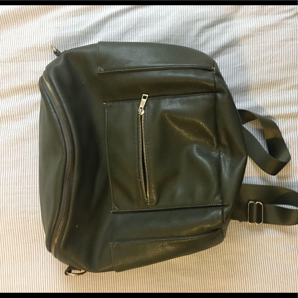 Olive green full size dawn bag